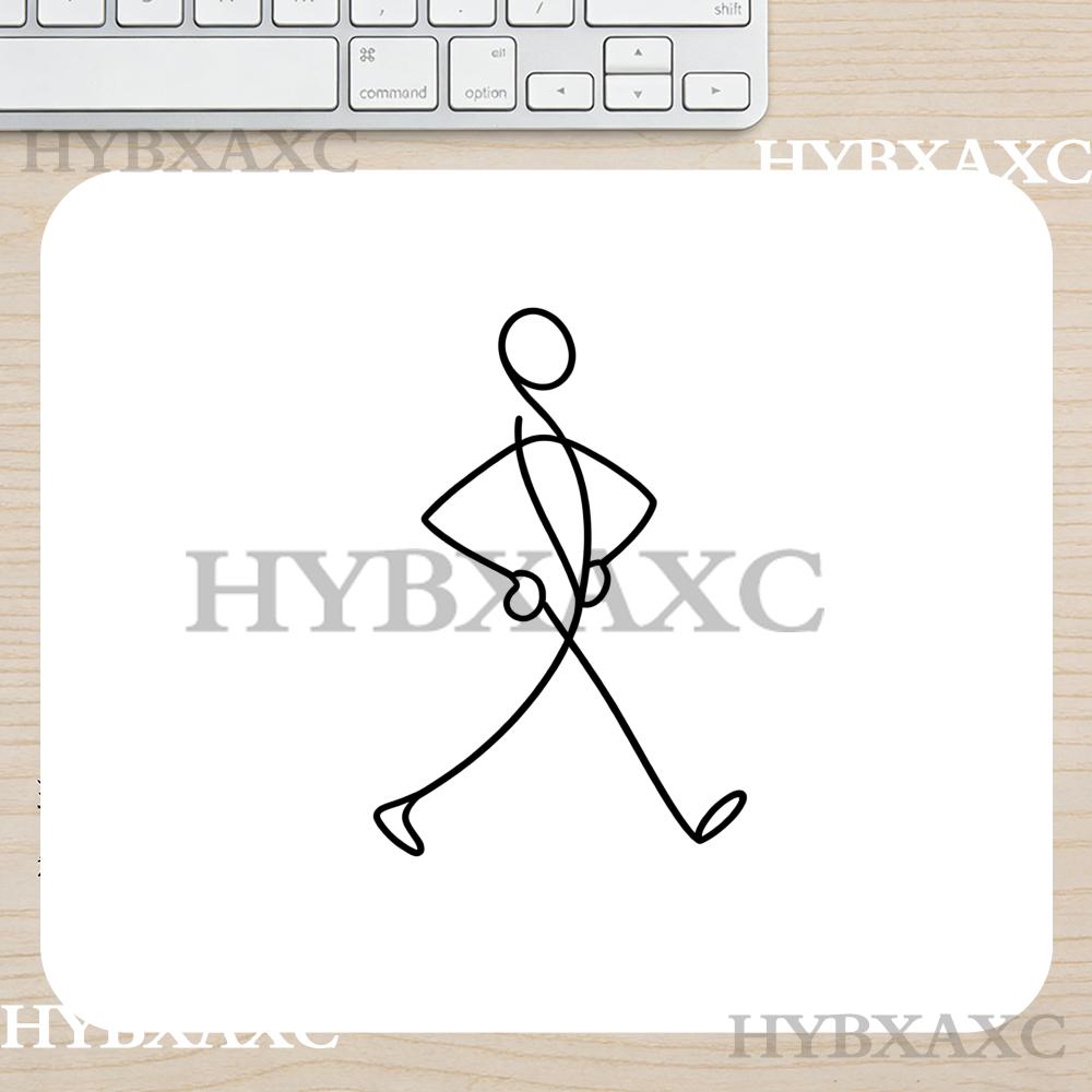 Desk Setup Minimal - HYBXAXC Stick Figure Gaming Mouse Pad