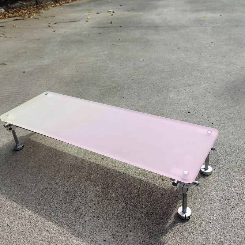‌Aesthetic Pink Gradient Acryl - Desk Setup Laptop And Monitor recension och pris