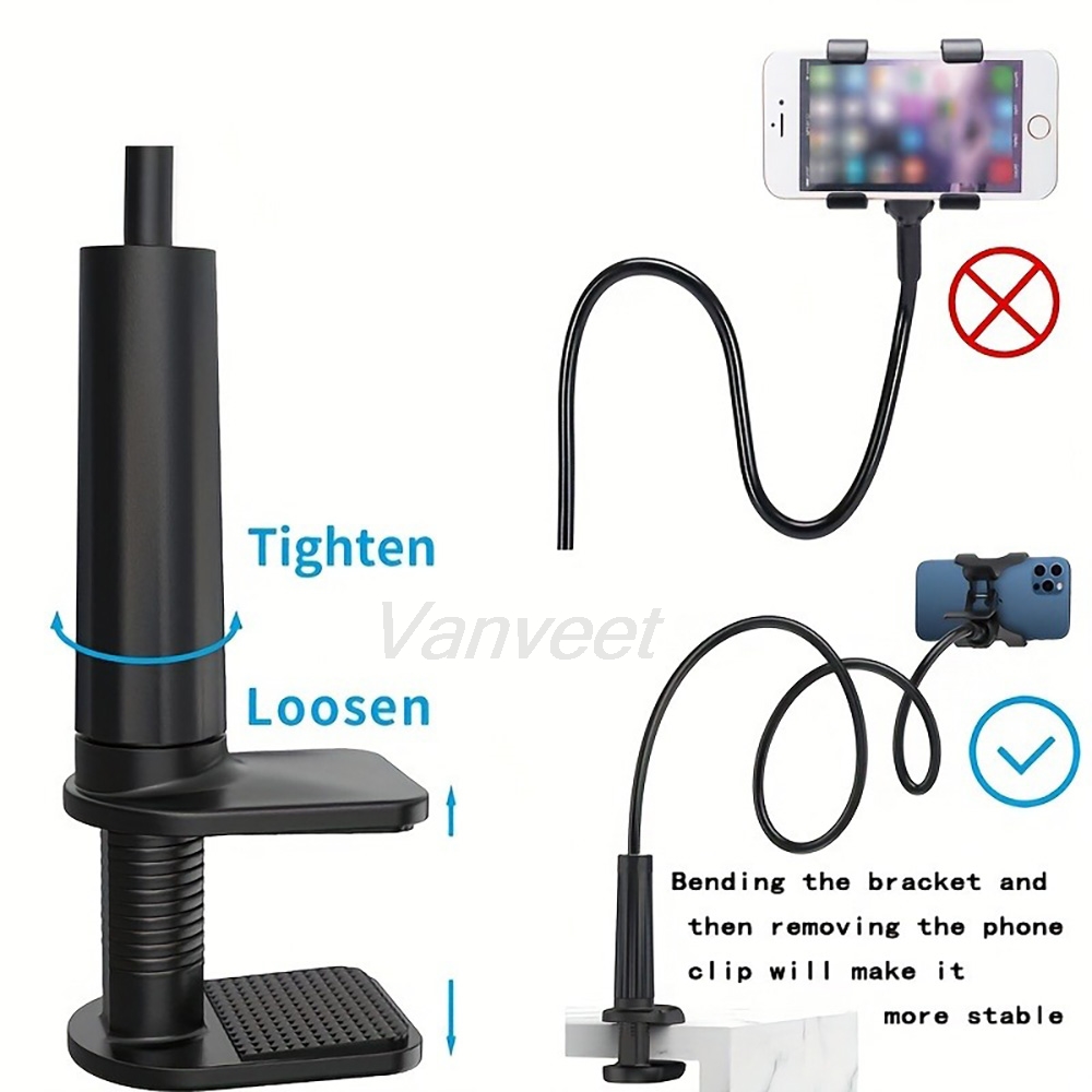 360° Mobile Phone Holder Stand - Desk Setup Table recension och pris