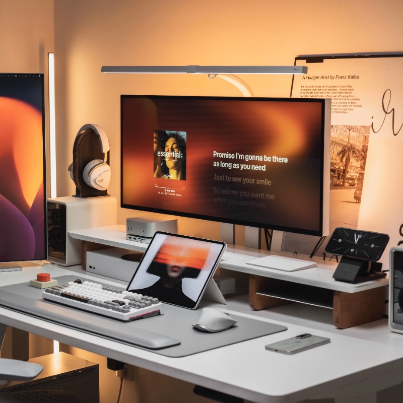 Modern Monitor Riser Stand Erg - Desk Setup Laptop And Monitor recension och pris
