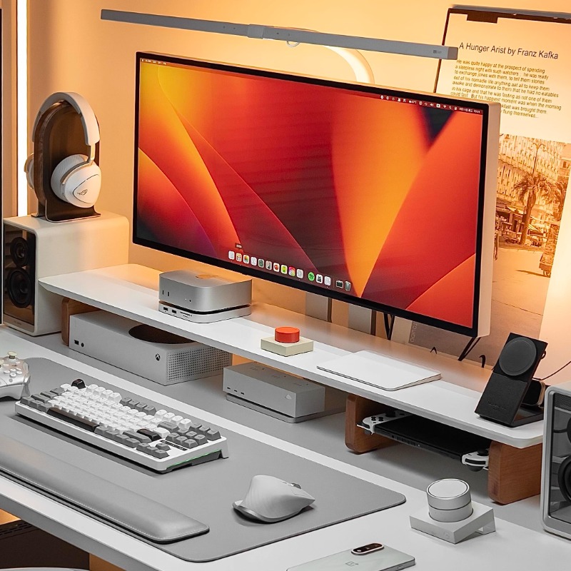 Modern Monitor Riser Stand Erg - Desk Setup Laptop And Monitor recension och pris