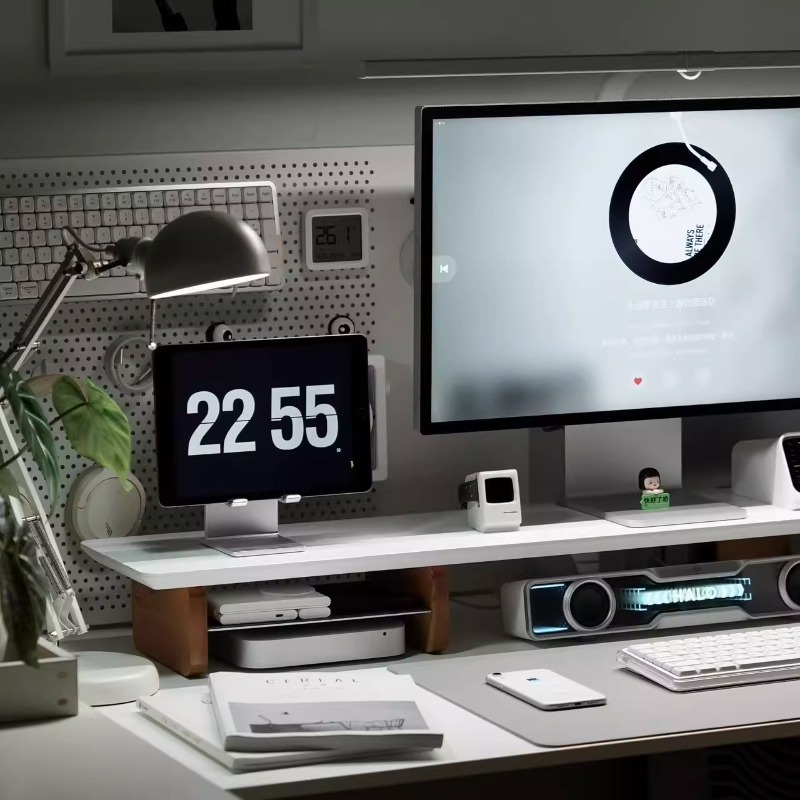 Modern Monitor Riser Stand Erg - Desk Setup Laptop And Monitor recension och pris