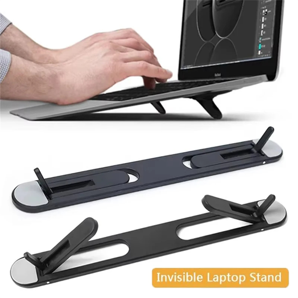 Invisible Foldable Laptop Rise - Desk Setup Macbook recension och pris