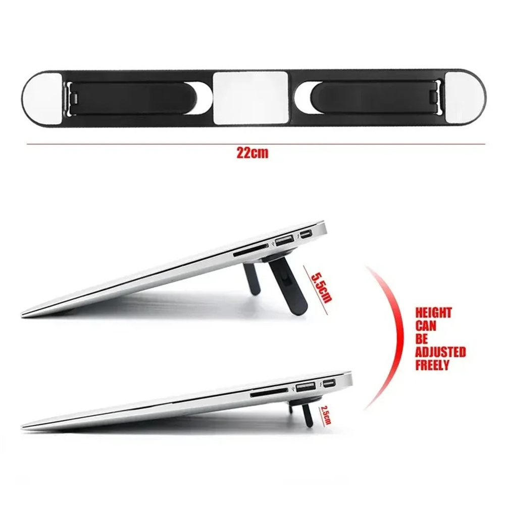 Invisible Foldable Laptop Rise - Desk Setup Macbook recension och pris