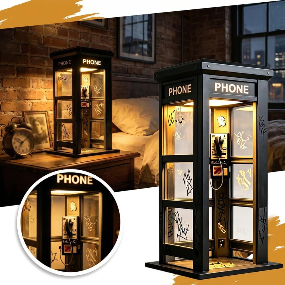 Retro Graffiti Phone Booth Tab - Desk Setup Light recension och pris