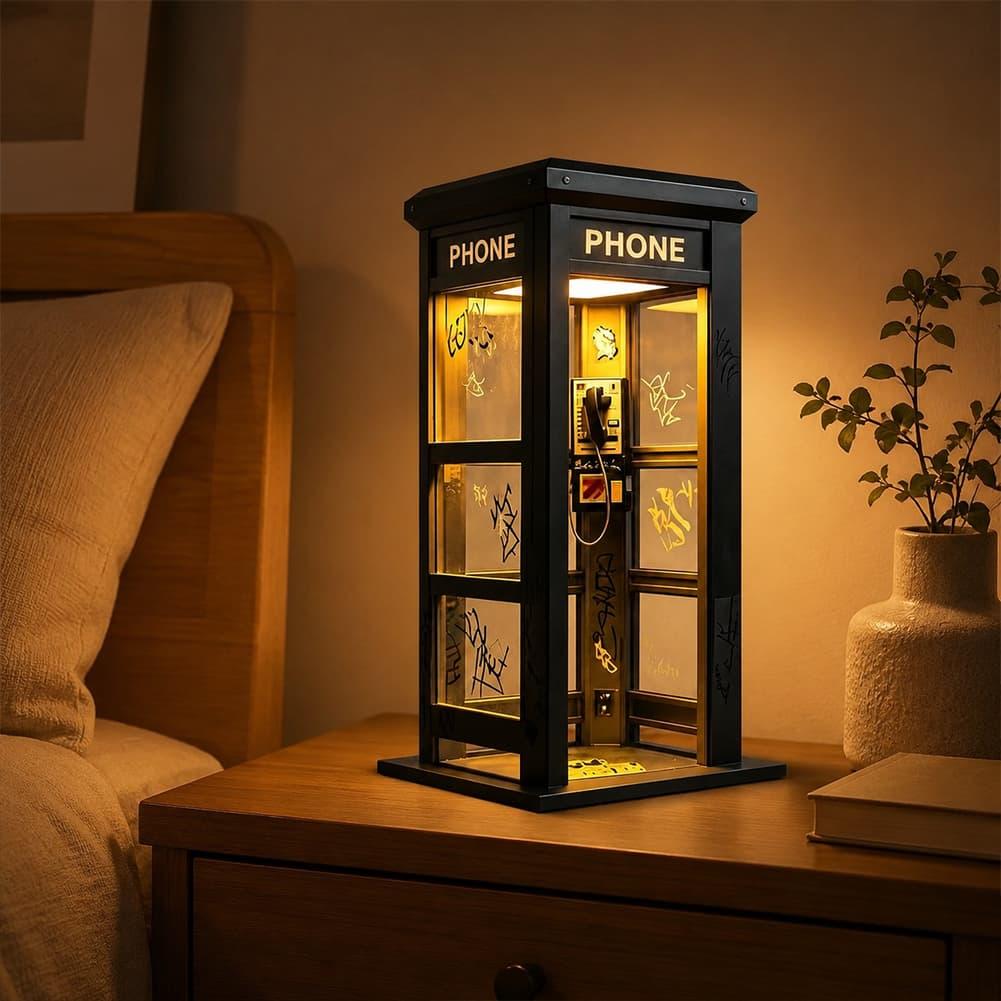 Retro Graffiti Phone Booth Tab - Desk Setup Light recension och pris