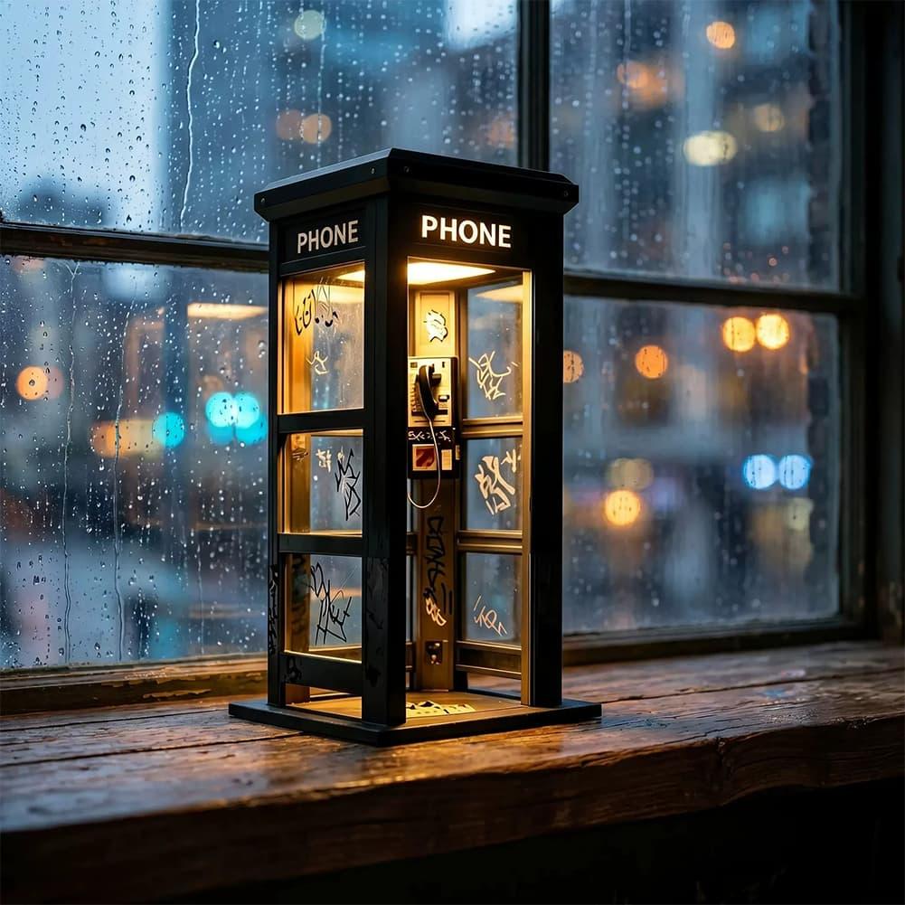 Retro Graffiti Phone Booth Tab - Desk Setup Light recension och pris