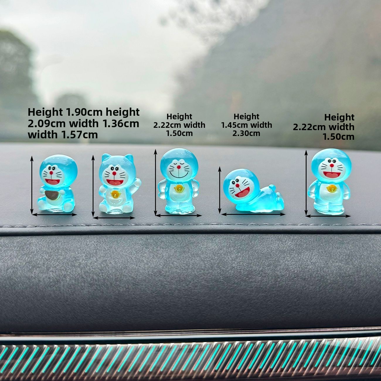 Doraemon Glow Desktop Ornament - Desk Setup Light recension och pris