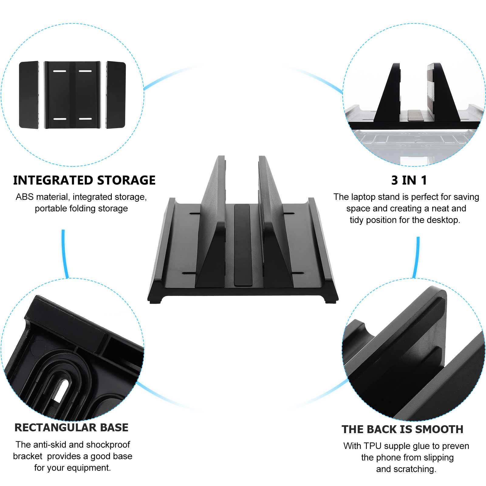 1Pcs Mobile Vertical Laptop Ba - Vertical Laptop Stand recension och pris