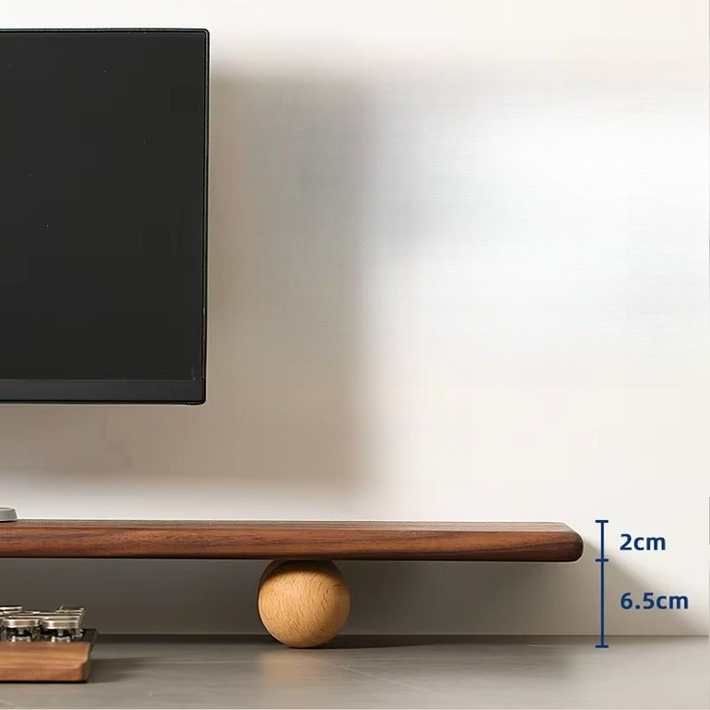 Solid Wood Monitor Riser Lapto - Desk Setup Laptop And Monitor recension och pris