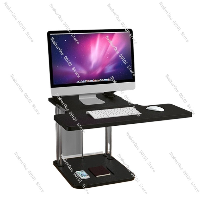 Height-Adjustable Standing Des - Desk Setup Laptop And Monitor recension och pris