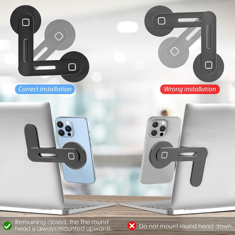 Magnetic Phone Holder for Lapt - Desk Setup Macbook recension och pris