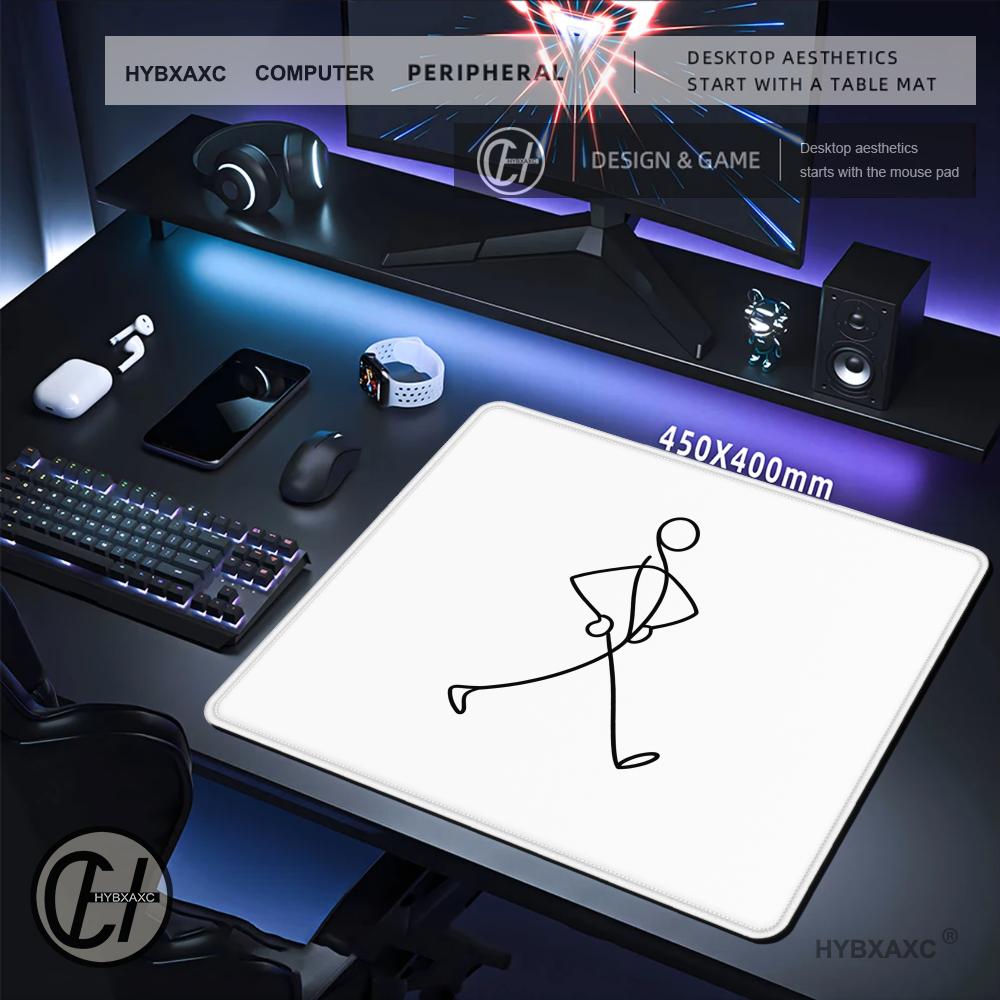 HYBXAXC  Stick Figure Gaming M - Desk Setup Minimal recension och pris