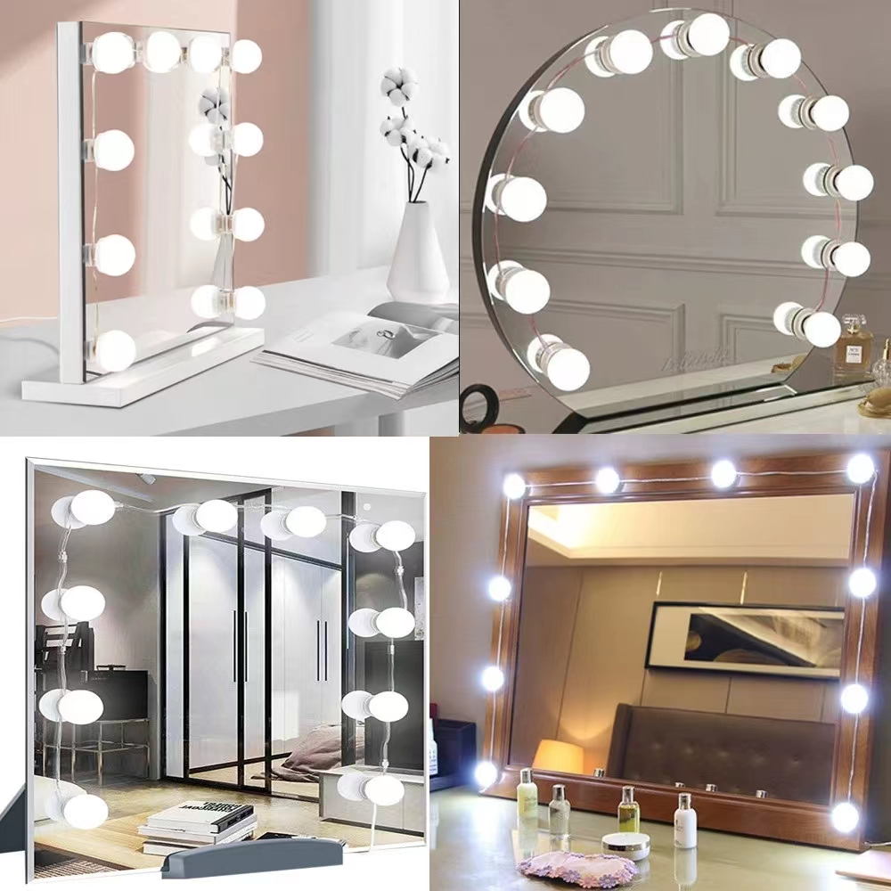 LED Light Paste Mirror Makeup  - Desk Setup Light recension och pris
