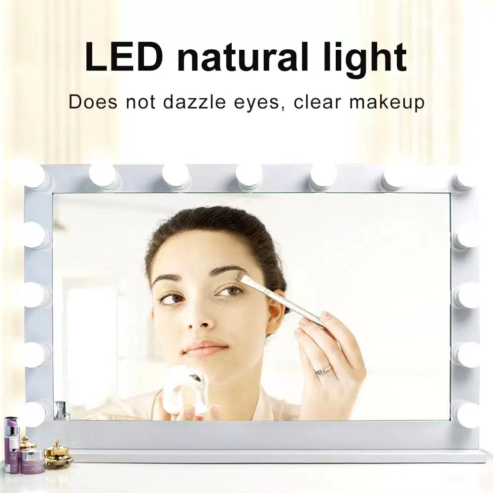 LED Light Paste Mirror Makeup  - Desk Setup Light recension och pris
