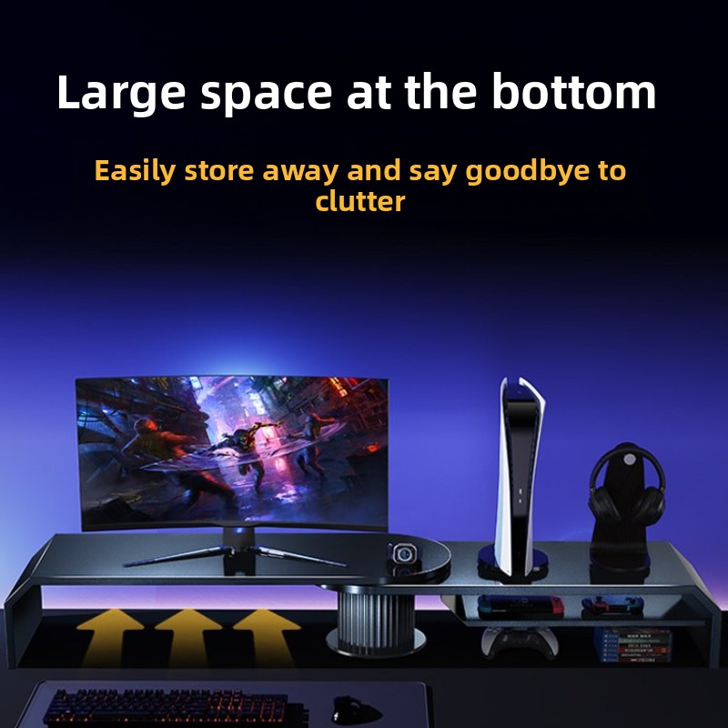 Gaming Dual Monitor Stand Offi - Desk Setup Laptop And Monitor recension och pris