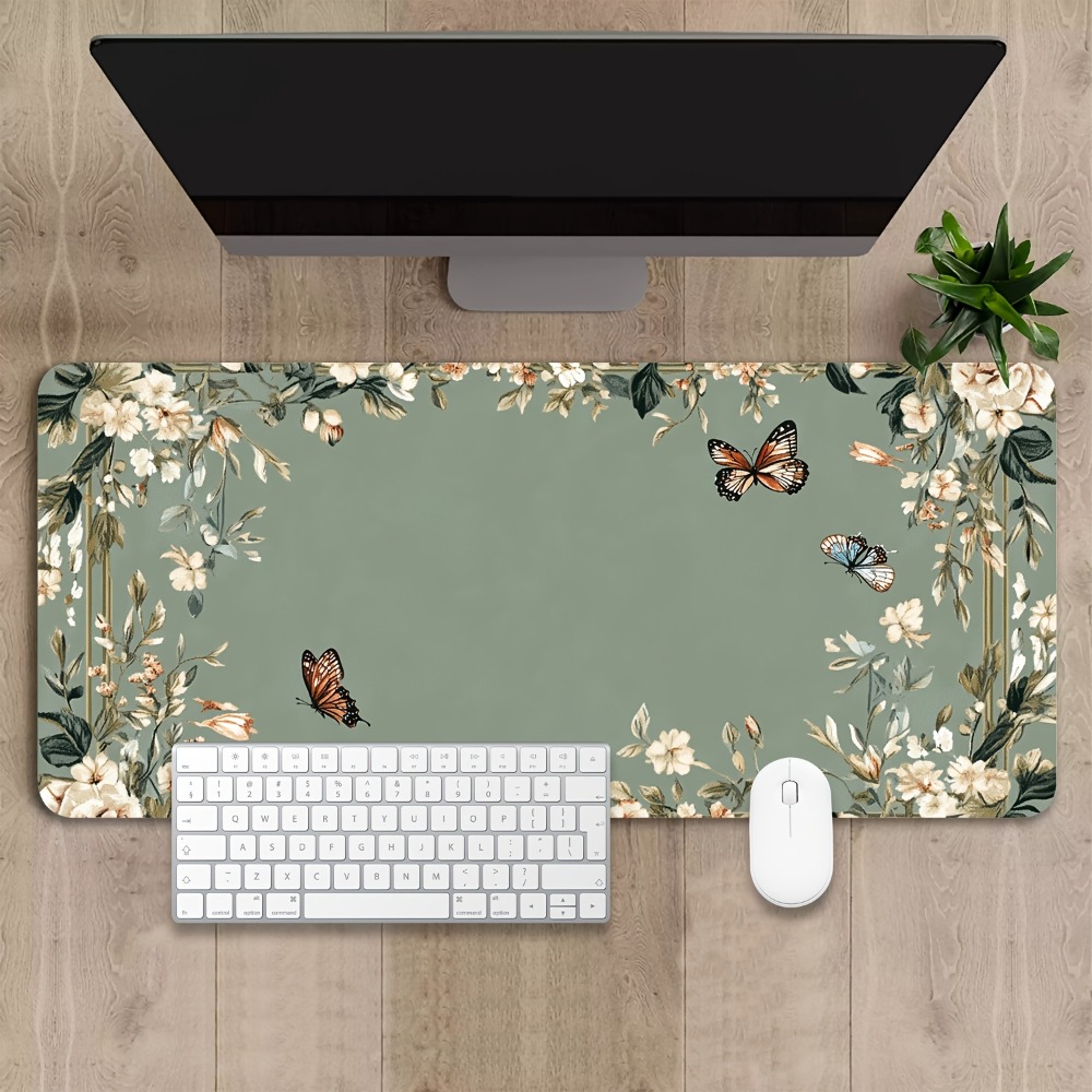 Plant table mat with butterfly - Desk Setup Designer recension och pris