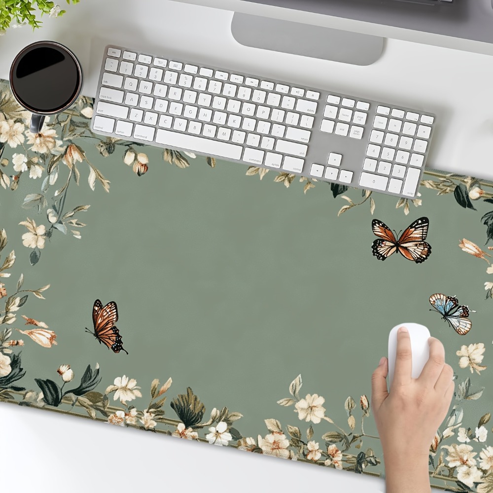 Plant table mat with butterfly - Desk Setup Designer recension och pris