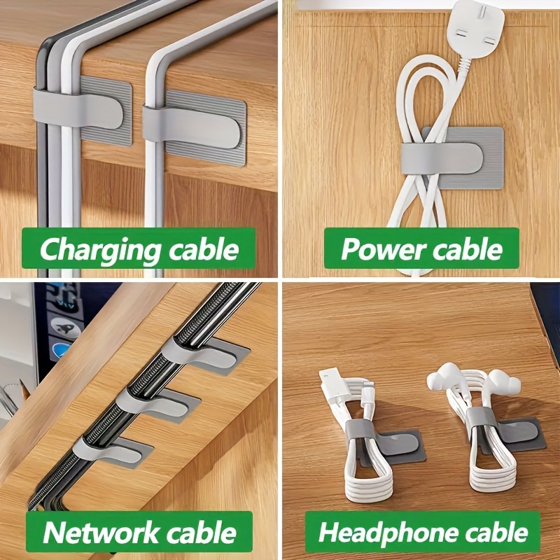 Cable Ties Reusable Straps Vel - Desk Setup Laptop And Monitor recension och pris