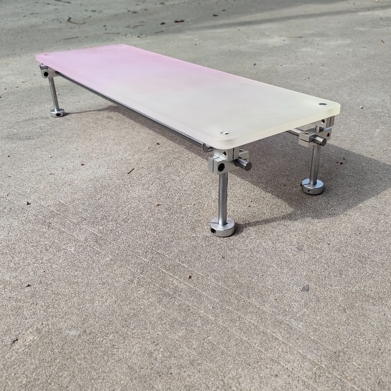‌Aesthetic Pink Gradient Acryl - Desk Setup Laptop And Monitor recension och pris