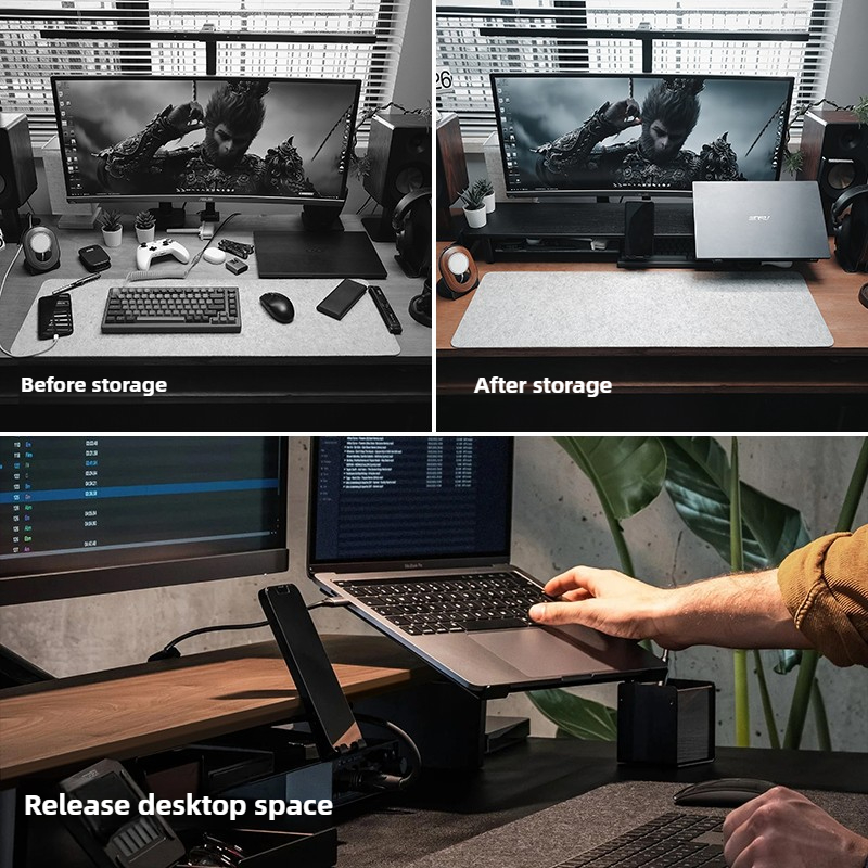 Modular Monitor Riser Stand Er - Desk Setup Laptop And Monitor recension och pris