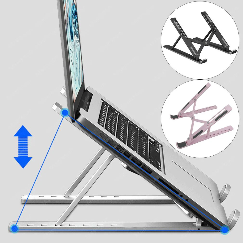Foldable Laptop Stand Portable - Desk Setup Macbook recension och pris