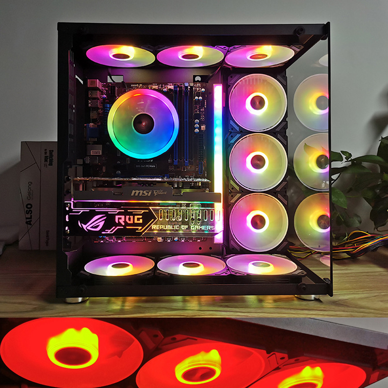 ARGB 120mm Case Fan 5V 3PIN Mo - Desk Setup Light recension och pris