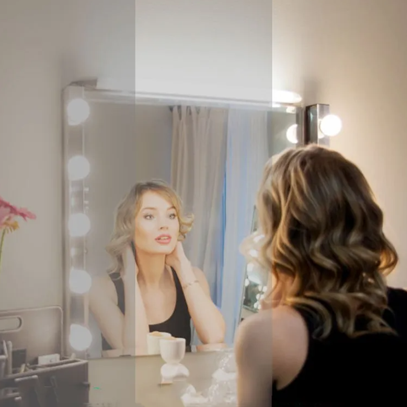 LED Mirror Makeup Mirror w/Lig - Desk Setup Light recension och pris