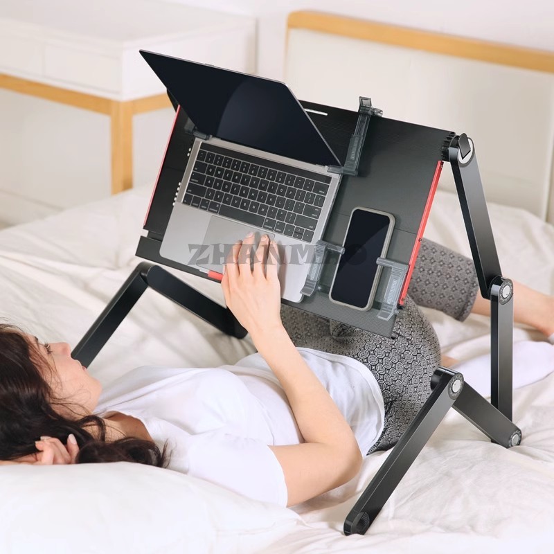Lying Flat on The Bed, Laptop  - Desk Setup Maker recension och pris
