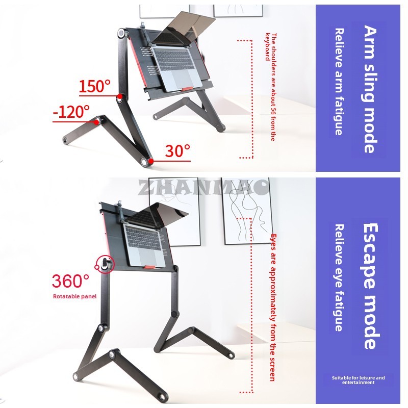 Lying Flat on The Bed, Laptop  - Desk Setup Maker recension och pris