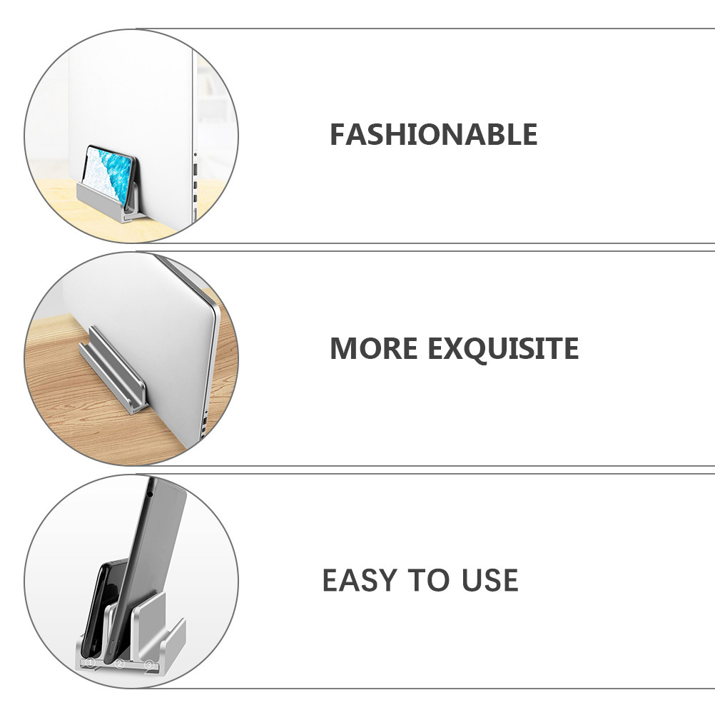 Aluminum Laptop Stand Holder 3 - Vertical Laptop Stand recension och pris