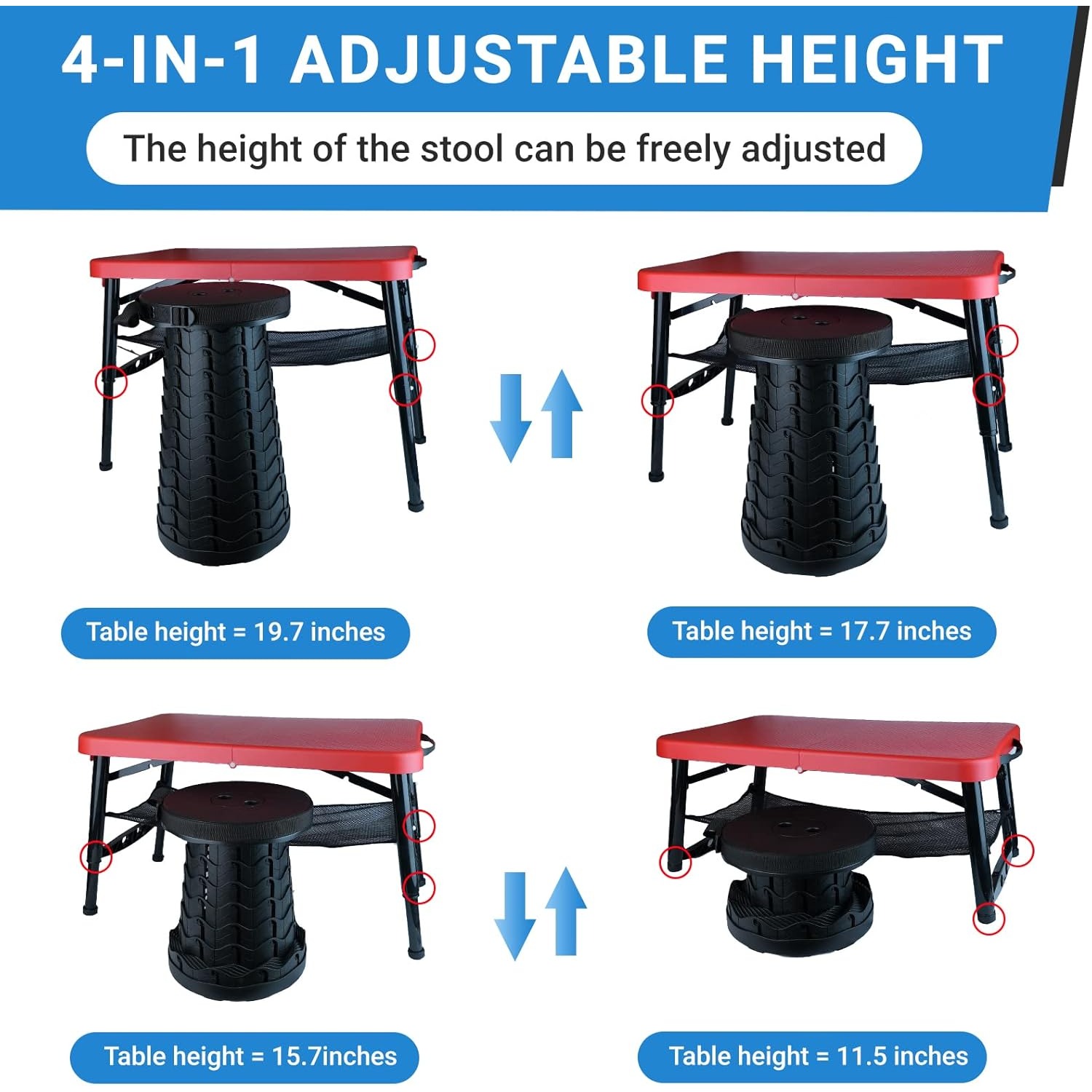 Retractable Folding Table & St - Desk Setup Maker recension och pris